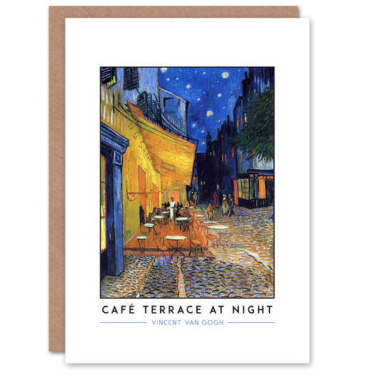 Vincent Van Gogh Café Terrace At Night Place Du Forum Greetings Card
