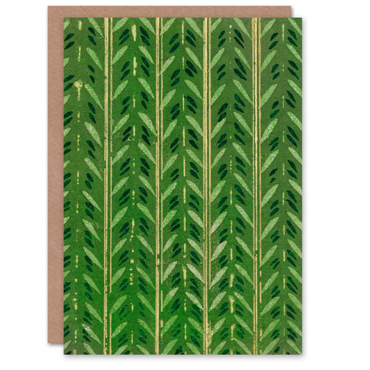Furuya Korin Vintage Japanese Botanical Pattern Greetings Card