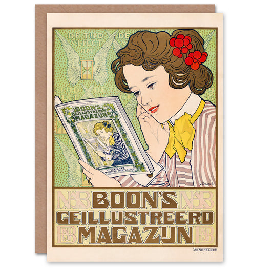 Johann Georg van Caspel Boons Illustrated Magazine Greetings Card