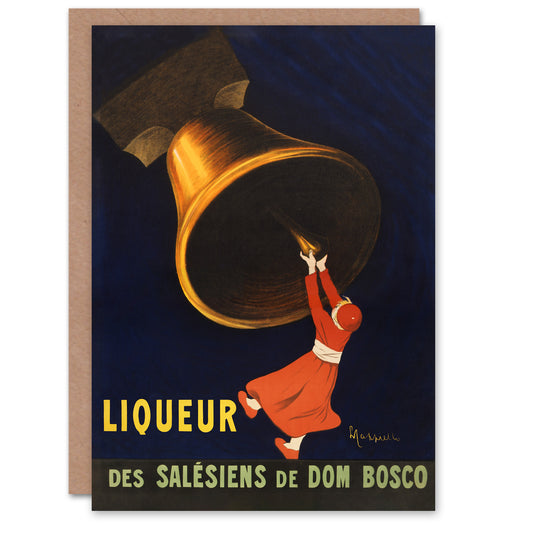 Leonetto Cappiello Angelus Liquor of Priests Advert Greetings Card