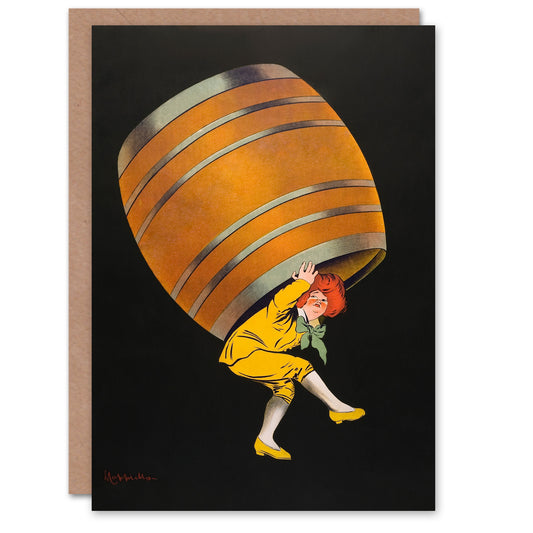 Leonetto Cappiello Cognac Pellisson Vintage Advert Greetings Card