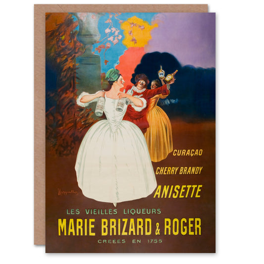 Leonetto Cappiello The Old Liqueurs Vintage Advert Greetings Card