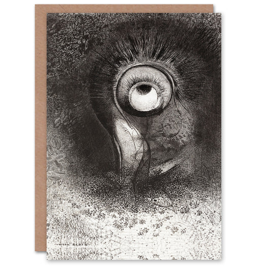 Odilon Redon First Vision Attempted by the Flower Greetings Card