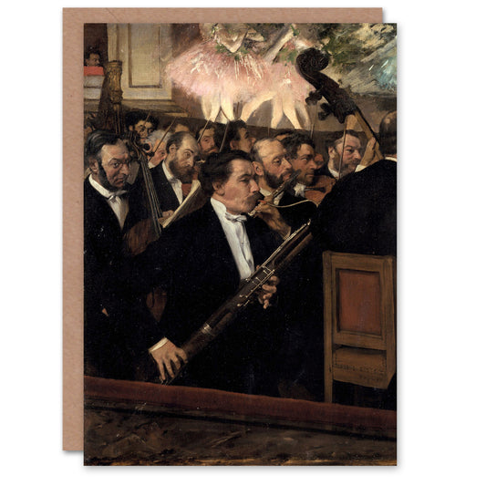 Edgar Degas Art Card The Orchestra at the Opera