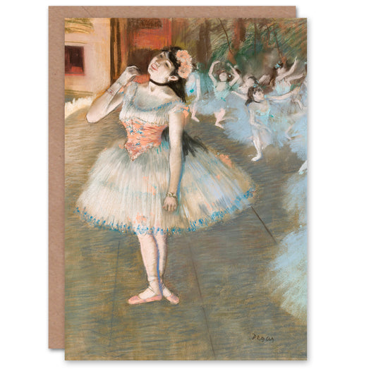Edgar Degas Art Card The Star Ballet Dancer Portrait