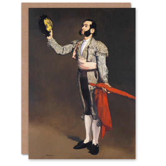 Edouard Manet Art Card A Matador Saluting Portrait Painting