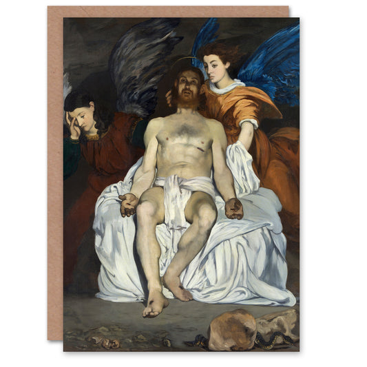 Edouard Manet Art Card The Dead Christ with Angels