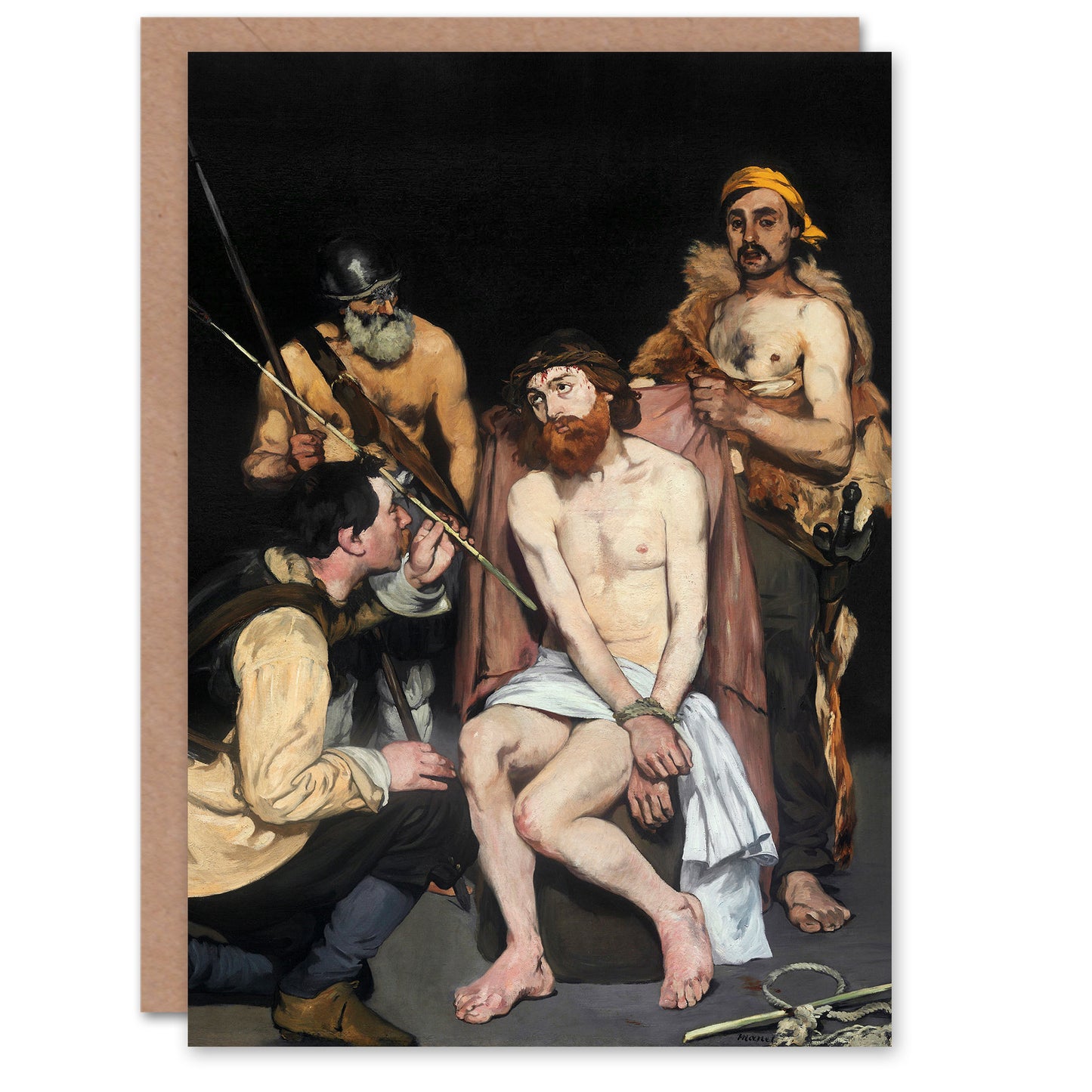 Edouard Manet Art Card Jesus Mocked by the Soldiers
