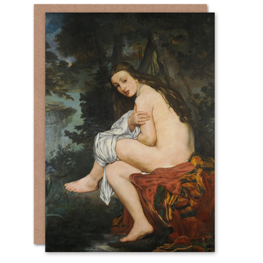 Edouard Manet Art Card The Surprised Nymph Portrait