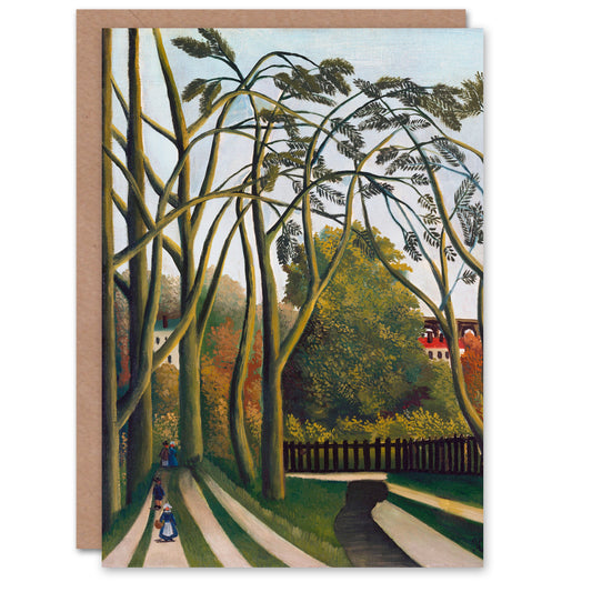 Henri Rousseau Art Card The Banks of the Bievre