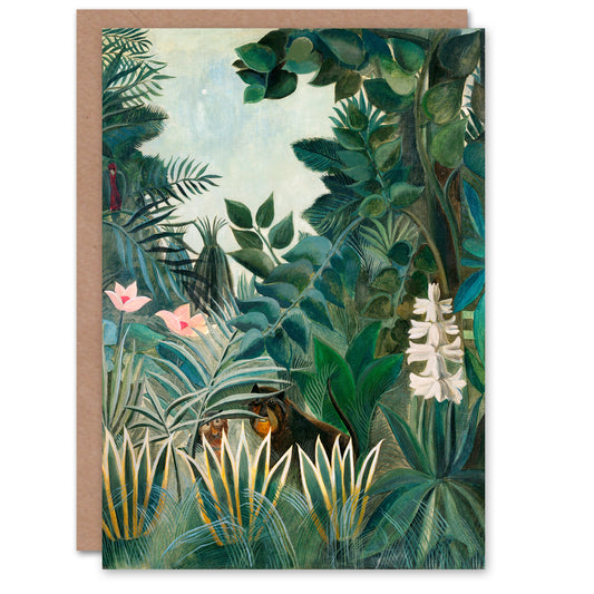 Henri Rousseau Art Card The Dream Equatorial Jungle