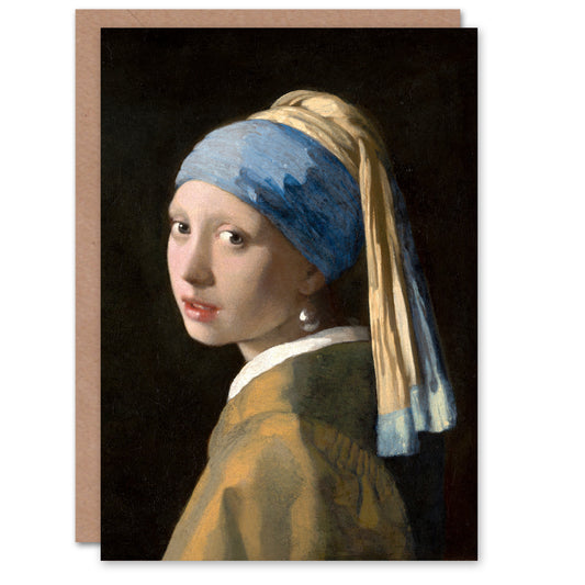 Johannes Vermeer Art Card Girl with a Pearl Earring