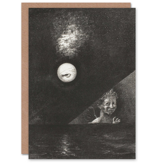 Odilon Redon Art Card Angel of Certitude and Questioning Eye