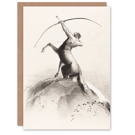 Odilon Redon Art Card Centaur Aiming at the Clouds