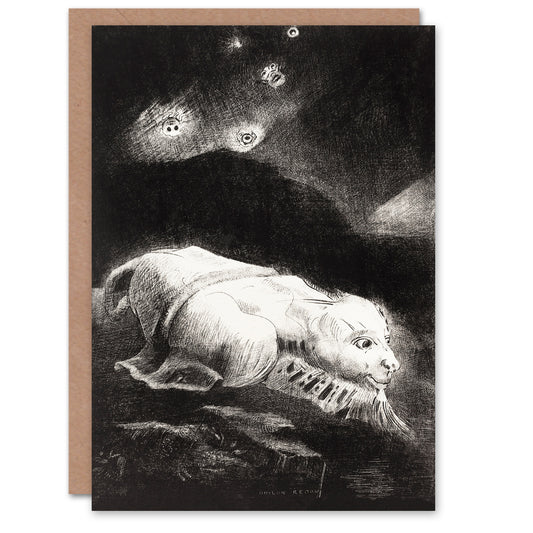 Odilon Redon Art Card Life Awakening in Obscure Matter