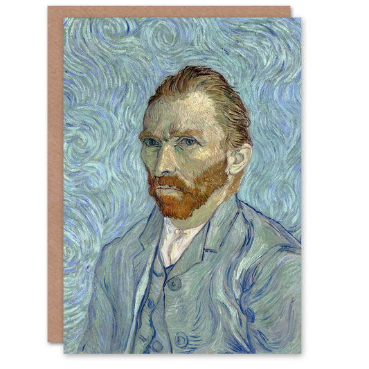 Vincent van Gogh Art Card Artist 1889 Self Portrait