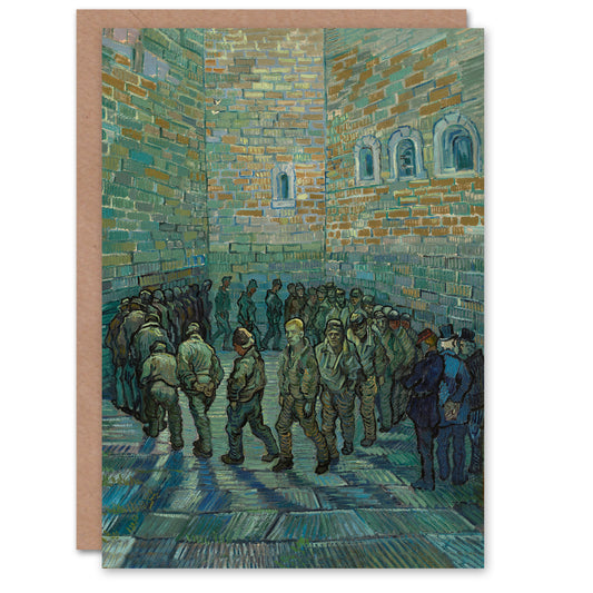 Vincent van Gogh Art Card Penitentiary Prisoners Exercising