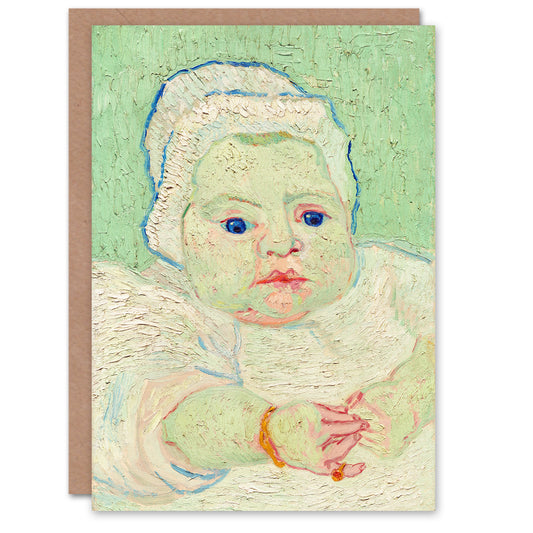 Vincent van Gogh Art Card Roulins Baby Portrait