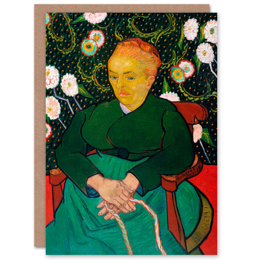 Vincent van Gogh Art Card Augustine Roulin Rocking a Cradle