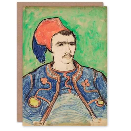 Vincent van Gogh Art Card The Zouave Infantryman