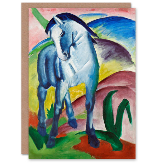 Franz Marc Art Card Blue Horse I Expressionist Painting