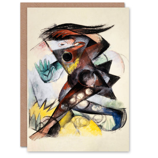 Franz Marc Art Card Caliban Figurine for The Tempest