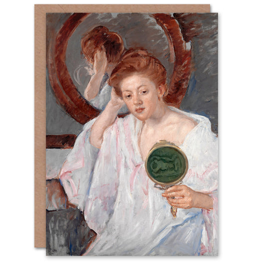 Mary Cassatt Art Card Denise at Her Dressing Table