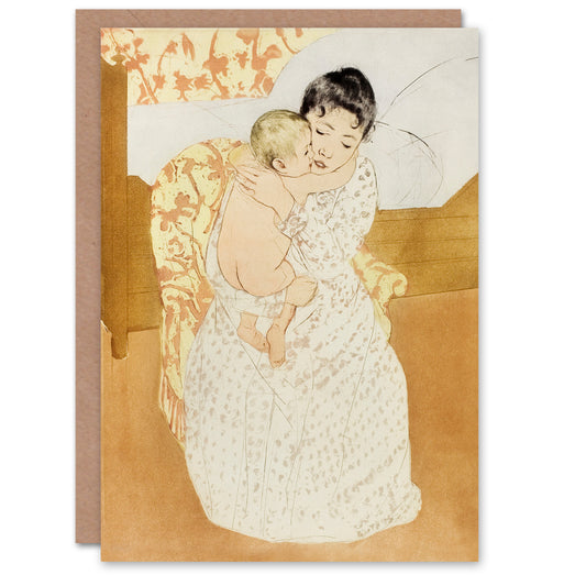 Mary Cassatt Art Card Maternal Caress Mother and Child