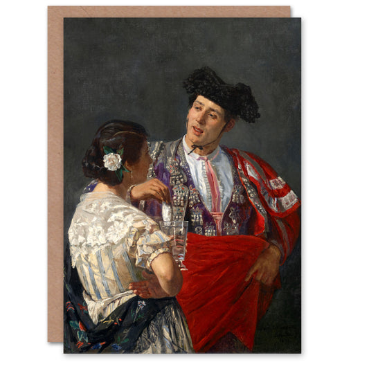 Mary Cassatt Art Card Offering The Panel To A Bullfighter