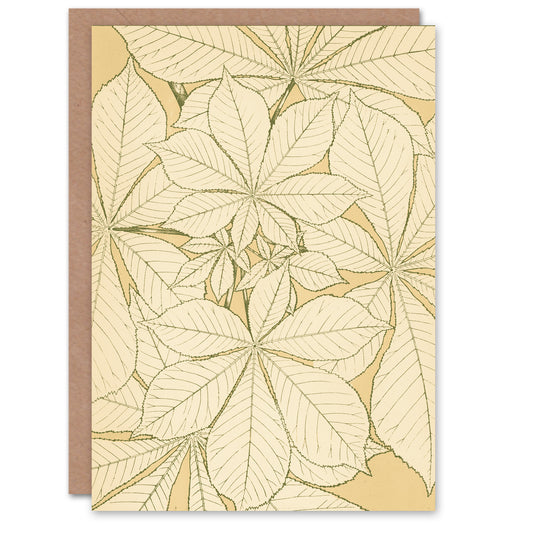 Owen Jones Art Card Leaves From Nature No 1 Vintage Botanical