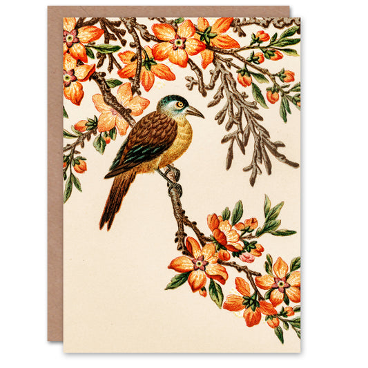 Albert Racinet Art Card Birds Flowers Chinese Pattern Detail