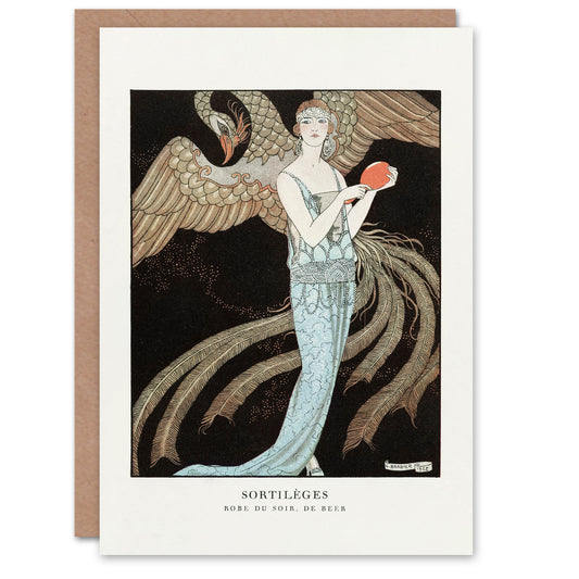 George Barbier Art Card Spells Vintage Fashion Advert