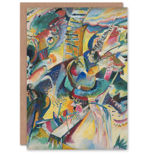 Wassily Kandinsky Art Card Improvisation Gorge Abstract