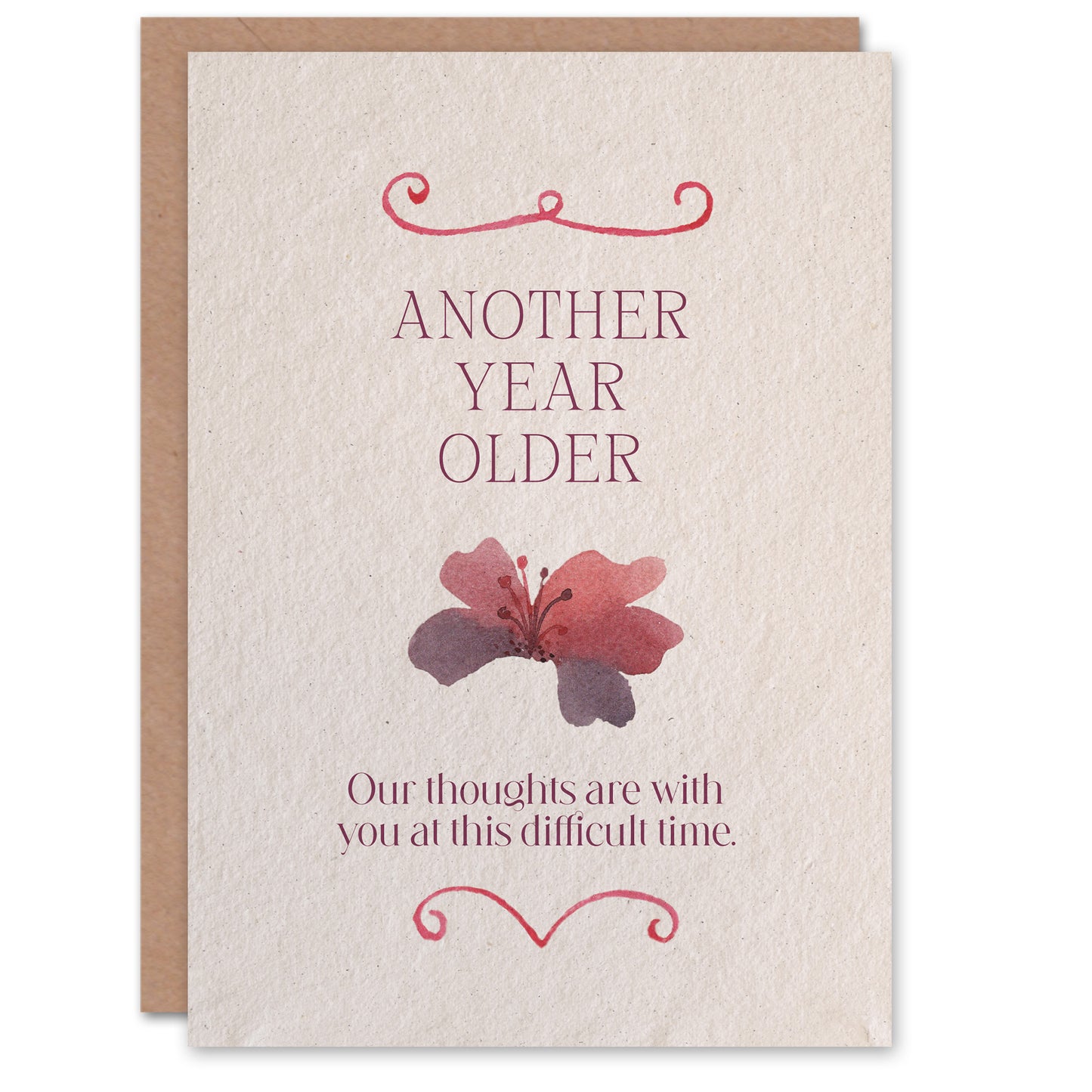 Another Year Older Sympathy Funny Cheeky Birthday Card