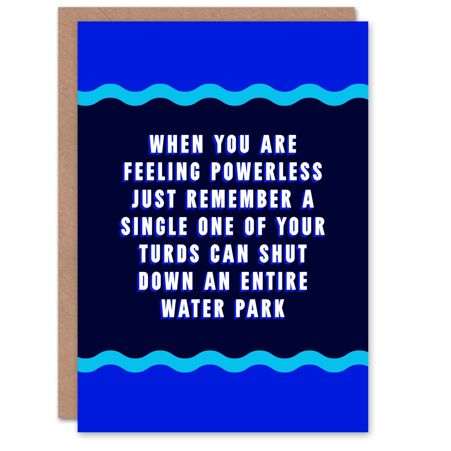 When You Are Feeling Powerless Funny Joke Art Card