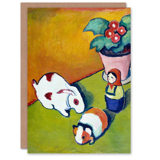 August Macke Art Card Little Walters Toys Painting