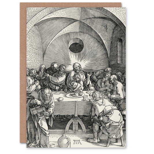 Albrecht Durer Art Card Large Passion Series The Last Supper