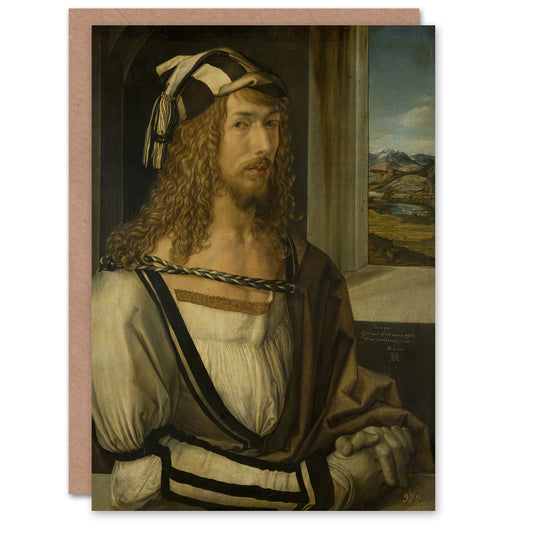 Albrecht Durer Art Card Self Portrait at the Age of Twenty Six