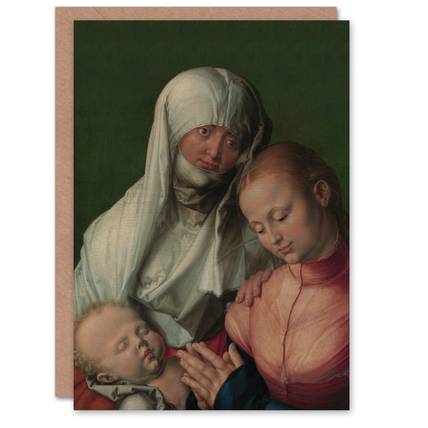 Albrecht Durer Art Card The Virgin and Child with Saint Anne