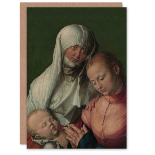 Albrecht Durer Art Card The Virgin and Child with Saint Anne