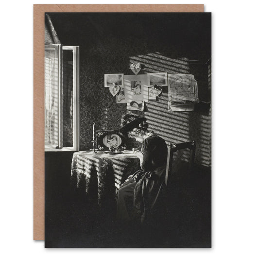 Alfred Stieglitz Art Card Sun Rays Paula in Berlin Portrait