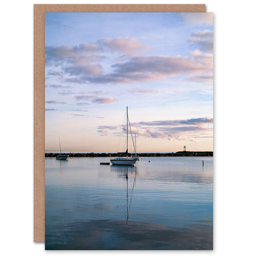 Carol M Highsmith Art Card Block Island Sailboat Sunset Photo