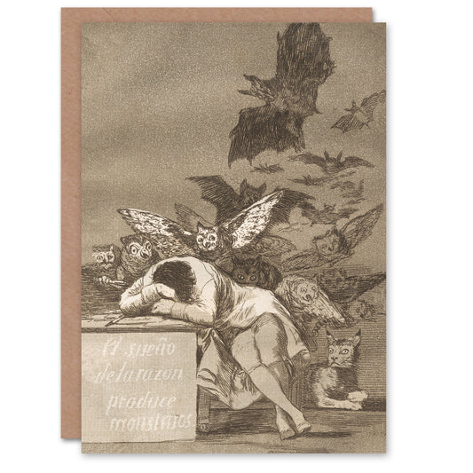 Francisco Goya Art Card The Sleep of Reason Produces Monsters