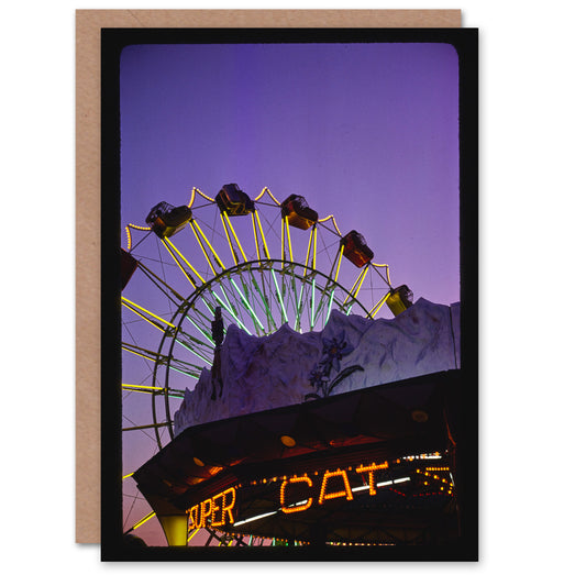 John Margolies Art Card Wonderland at Dusk Ocean City New Jersey