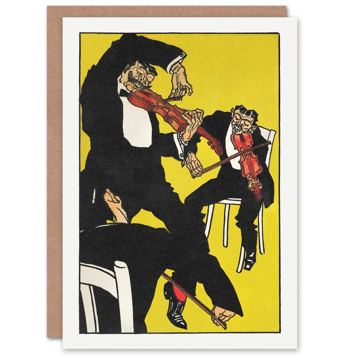 Moriz Jung Art Card Musicians Between 3 and 4 in the Morning