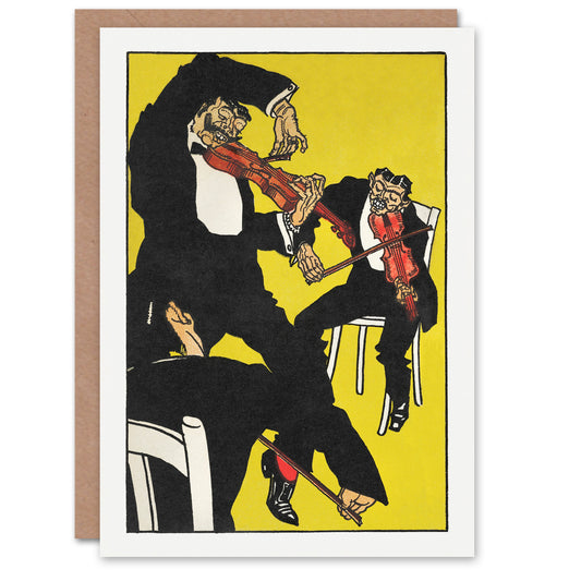 Moriz Jung Art Card Musicians Between 3 and 4 in the Morning
