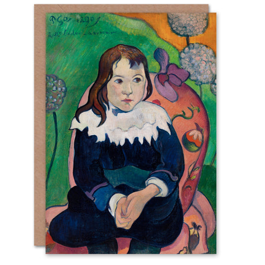 Paul Gauguin Art Card Mr Loulou Young Boy Portrait