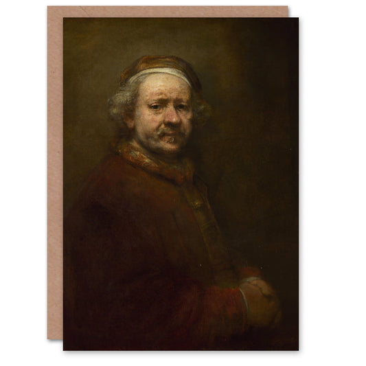 Rembrandt van Rijn Art Card Self Portrait at the Age of 63