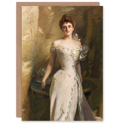 John Singer Sargent Art Card Lisa Colt Curtis Portrait