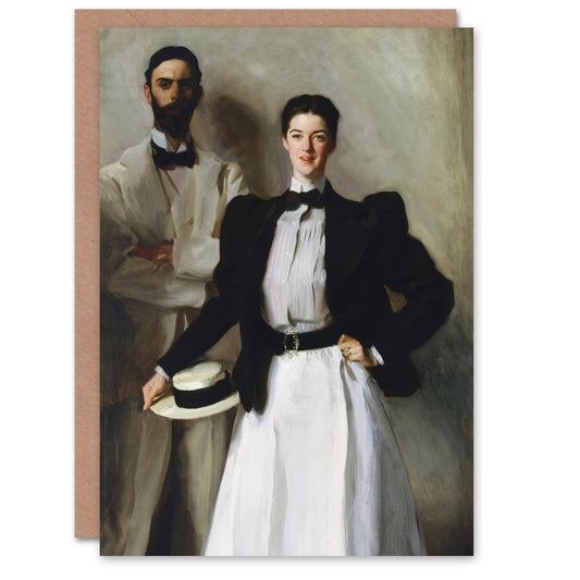 John Singer Sargent Art Card Mr And Mrs Stokes Portrait